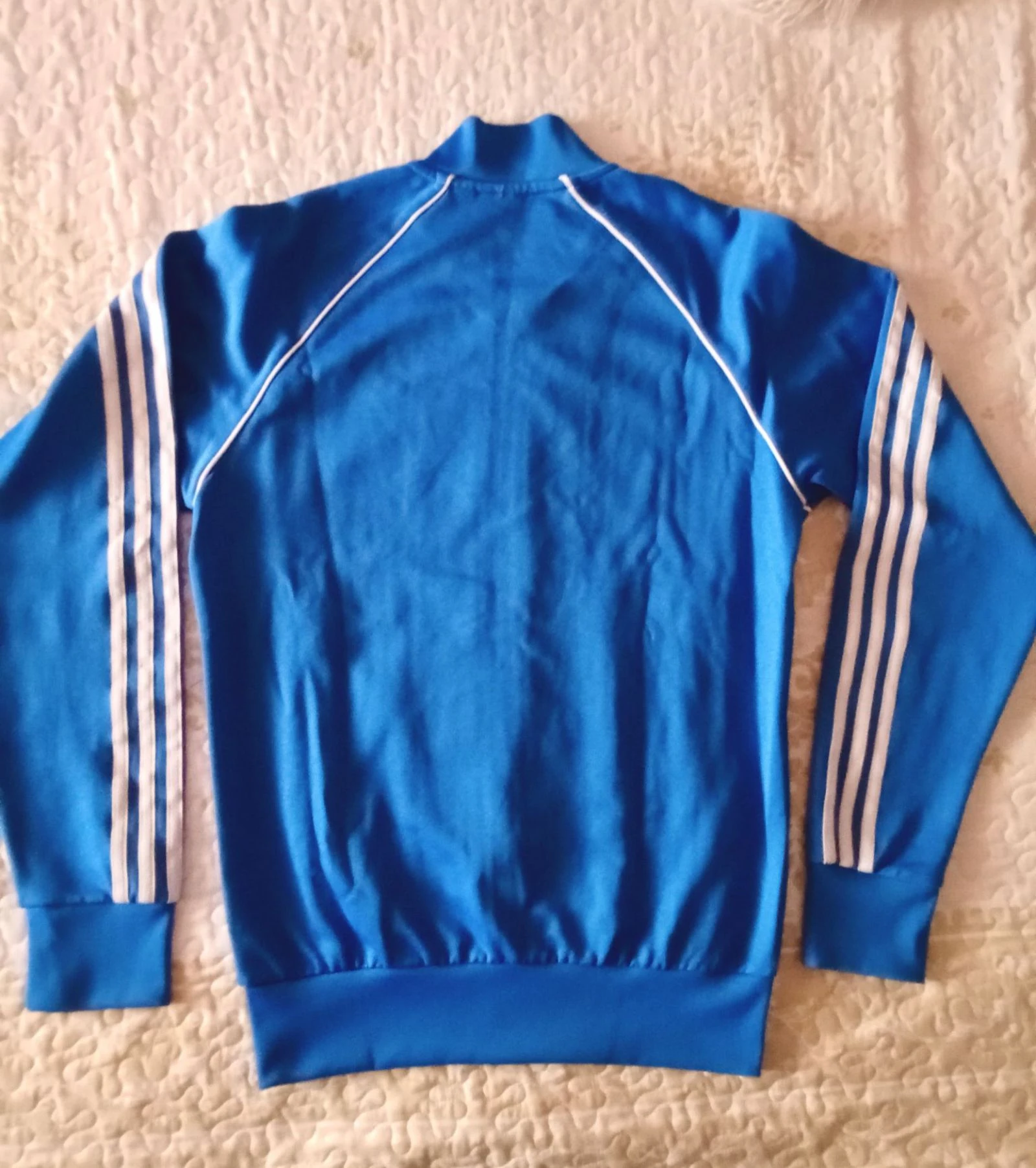 Vintage fit Adidas Originals jas maat S origineel blauw nieuw zonder labels – photo 2
